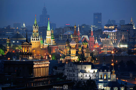 Вид с крыши на Кремль